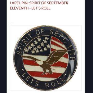 Vanguard Lapel Pin “LETS ROLL”